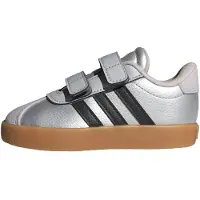Adidas adidasZapatilla VL Court 3.0 Skateboarding (Niños) 21 Silver Metallic / Core Black / Light Solid Grey Niño