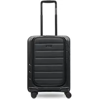 Redolz Maletas de cabina Essentials 17 con 4 ruedas, 55 cm, con compartimento blando para el portátil negro