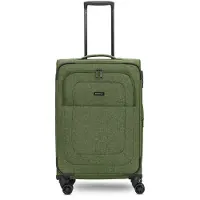 Redolz Essentials 12 MEDIUM, Trolley con 4 ruedas de 67 cm y asa expansible verde