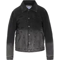 Dreimaster Chaqueta de entretiempo gris oscuro / negro