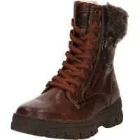 Mustang Botines con cordones marrón rojizo