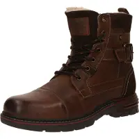 Mustang Botas con cordones marrón castaño