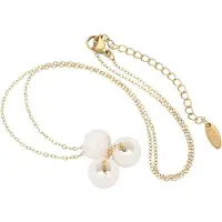 Gaya Cadena oro / blanco perla