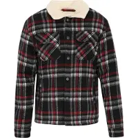 Dreimaster Chaqueta de entretiempo 'Vintage' gris / rojo / negro