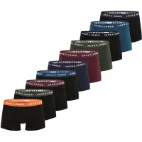 Jack & Jones Calzoncillo boxer 'JACSolid' azul / navy / verde oscuro / negro