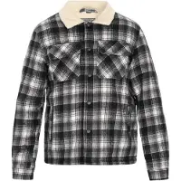Dreimaster Chaqueta de entretiempo negro / blanco