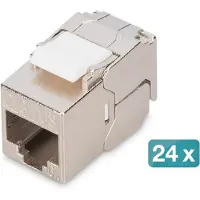 Digitus DN-93615-S-24 Keystone Cat6A geschirmt 24 Stk. werkzeugfr
