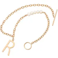 NAEMI Cadena oro / blanco