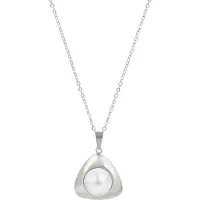 Faina Cadena plata / blanco