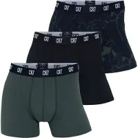 Cr7 - Cristiano Ronaldo Calzoncillo boxer azul noche / verde oscuro / negro