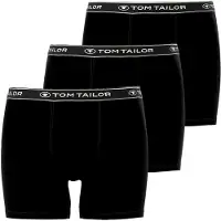 Tom Tailor Calzoncillo boxer negro / blanco
