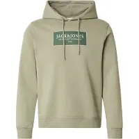 Jack & Jones Sudadera 'JORGREENE' caqui / pino / blanco
