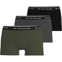Tom Tailor Calzoncillo boxer gris moteado / caqui / negro / blanco