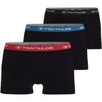 Tom Tailor Calzoncillo boxer azul claro / rojo / negro