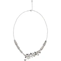 Faina Pulsera negro / plata / transparente