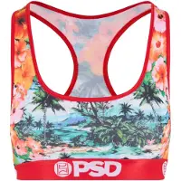 PSD Sujetador 'Hawaiian Luxe' azul / verde oscuro / naranja / rojo
