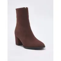 Trendyol Botines marrón oscuro