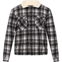 Dreimaster Chaqueta de entretiempo negro / blanco