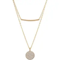 Faina Cadena oro / transparente