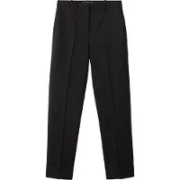 Mango Pantalón de pinzas negro