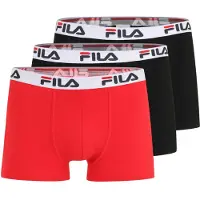 FILA Calzoncillo boxer rojo vivo / negro / blanco