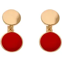 Faina Pendientes oro / rojo