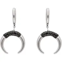 Gaya Pendientes negro / plata