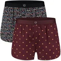 Adam 2-pack Boxershort Multicolor Talla: L | Bóxeres Outlet | Hombre
