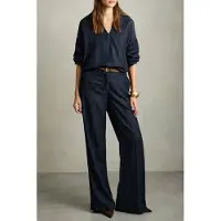 Reiss Denim Overshirt Indigo Talla: L | Camisas Outlet | Mujer | Azul