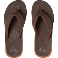 Quiksilver Chanclas CARVER NUBUCK M SNDL CTK1 hombre - Marrón - 39
