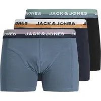 Jack & Jones Calzoncillo boxer 'JWHERIC' marino / ópalo / negro / blanco