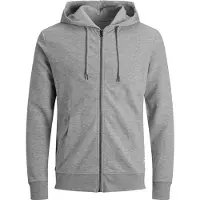 Jack & Jones Sudadera con cremallera gris