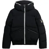 Superdry para mujer. WS110179A Chaqueta Bomber Ski con Capucha negro (XS), Casual, Poliéster, outlet 2026.
