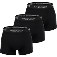 Emporio Armani Calzoncillo boxer negro / blanco
