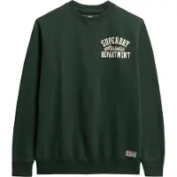 Superdry para hombre. M2013834A Sudadera Vintage Athletic Crew verde (S), Casual, Algodón, outlet 2026.