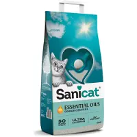 Sanicat Pure Essential Oils Fragrance Free Arena para gatos - 10 kg