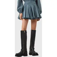 AllSaints Tulip Skirt Dark Slate Blue Talla: 12 | Mini Faldas Outlet | Mujer | Azul