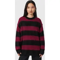 AllSaints Onyx Jumper Black/red Talla: M | Sudaderas con Capucha Outlet | Mujer | Negro