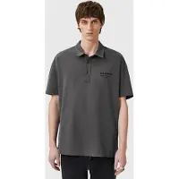 AllSaints Xander Ss Polo Gravestone Grey Talla: L | Polos Outlet | Hombre | Gris