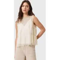 AllSaints Clara Top Vintage White Talla: 10 | Blusas Outlet | Mujer | Blanco