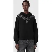 AllSaints Drip Talon Hoody Black Talla: L | Camisetas Outlet | Mujer | Negro