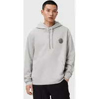 AllSaints Waved Oth Hoody Light Grey Marl Talla: XXL | Sudaderas con Capucha Outlet | Hombre | Gris