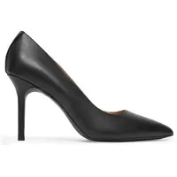 Ralph Lauren para mujer. 802P09032001 Zapatos de salón Lindella II de piel negro (39), 8 a 10cm, Ninguno, Casual, Clásico, Lauren Ral