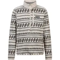 Columbia - Sweater Weather Printed Half Zip II - Jerséis de forro polar size L, gris/beige