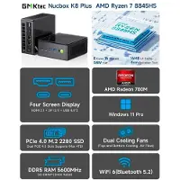 GMKtec Ordenador Sobremesa Nucbox K8 Plus R7-8845hs