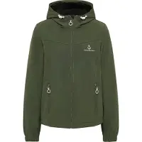 Dreimaster Maritim Chaqueta funcional verde / blanco