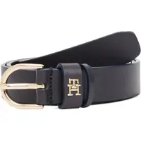 Tommy Hilfiger Cinturón 'Essential Effortless' azul noche / oro