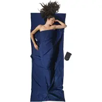 Cocoon - TravelSheet Mikrofaser - Saco de dormir de viaje size 220 x 90 cm, azul