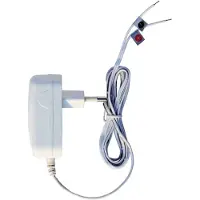 M-E , fuente de alimentación de corriente continua (DC) de 15 V / 1 A, con conector (modelo 40780)
