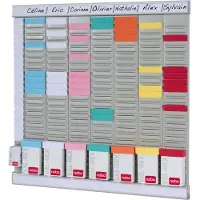 Nobo Kit De Planificación De Oficina De 8 Columnas 24 Ranuras